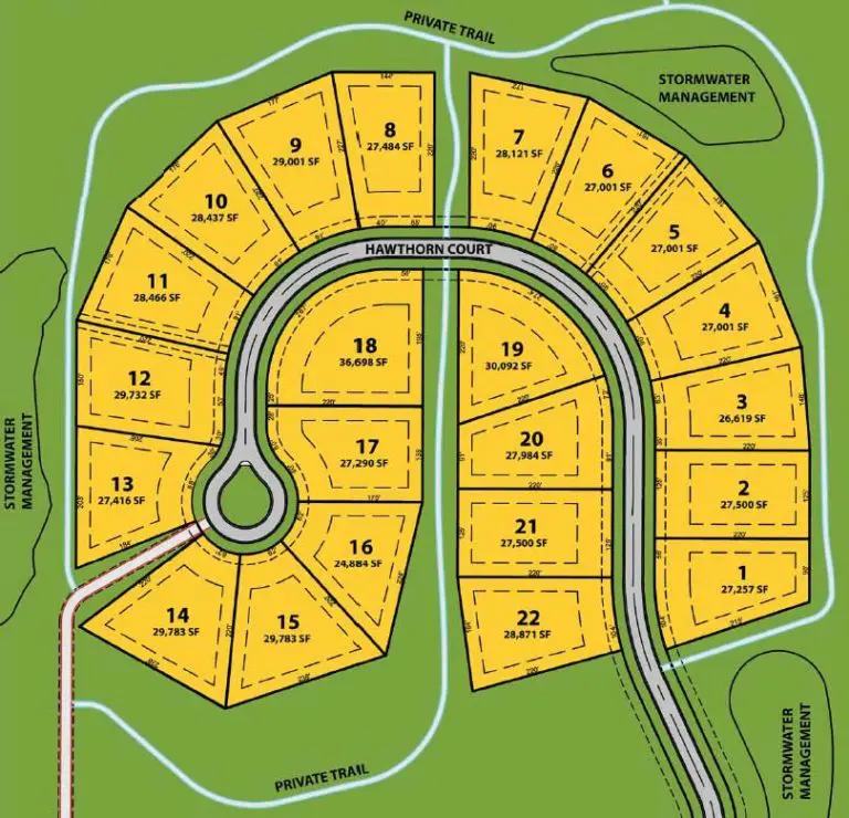 Hawthorn Farm Plat Map