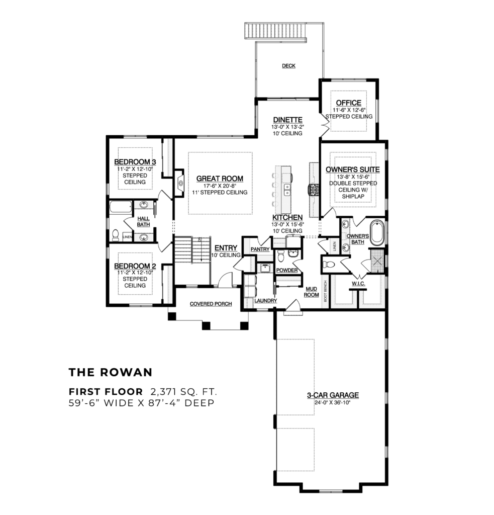 Rowan at Quietwood Floor Plan