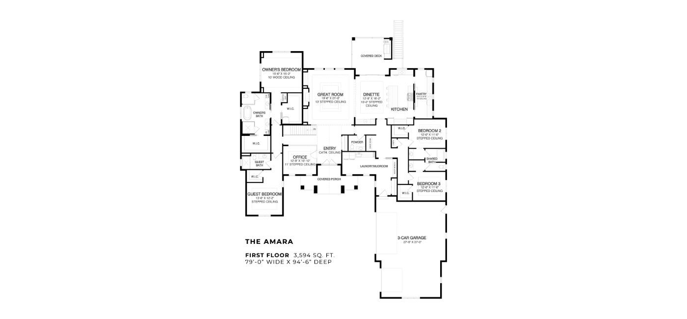 The Amara at QuietWood First Floor