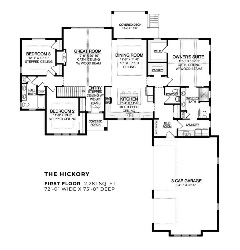 The Hickory at Swan Ridge Farms - Floor Plan