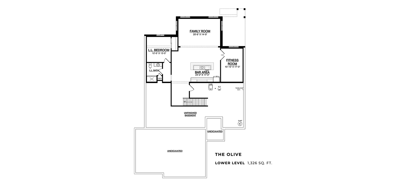 The Olive at Quietwood, Lower Level
