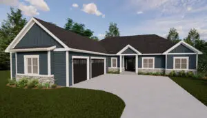 The Auburn | Classic Ranch Floor Plan