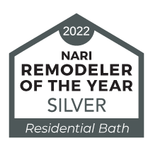 Remodeler of the year award silver residential bath