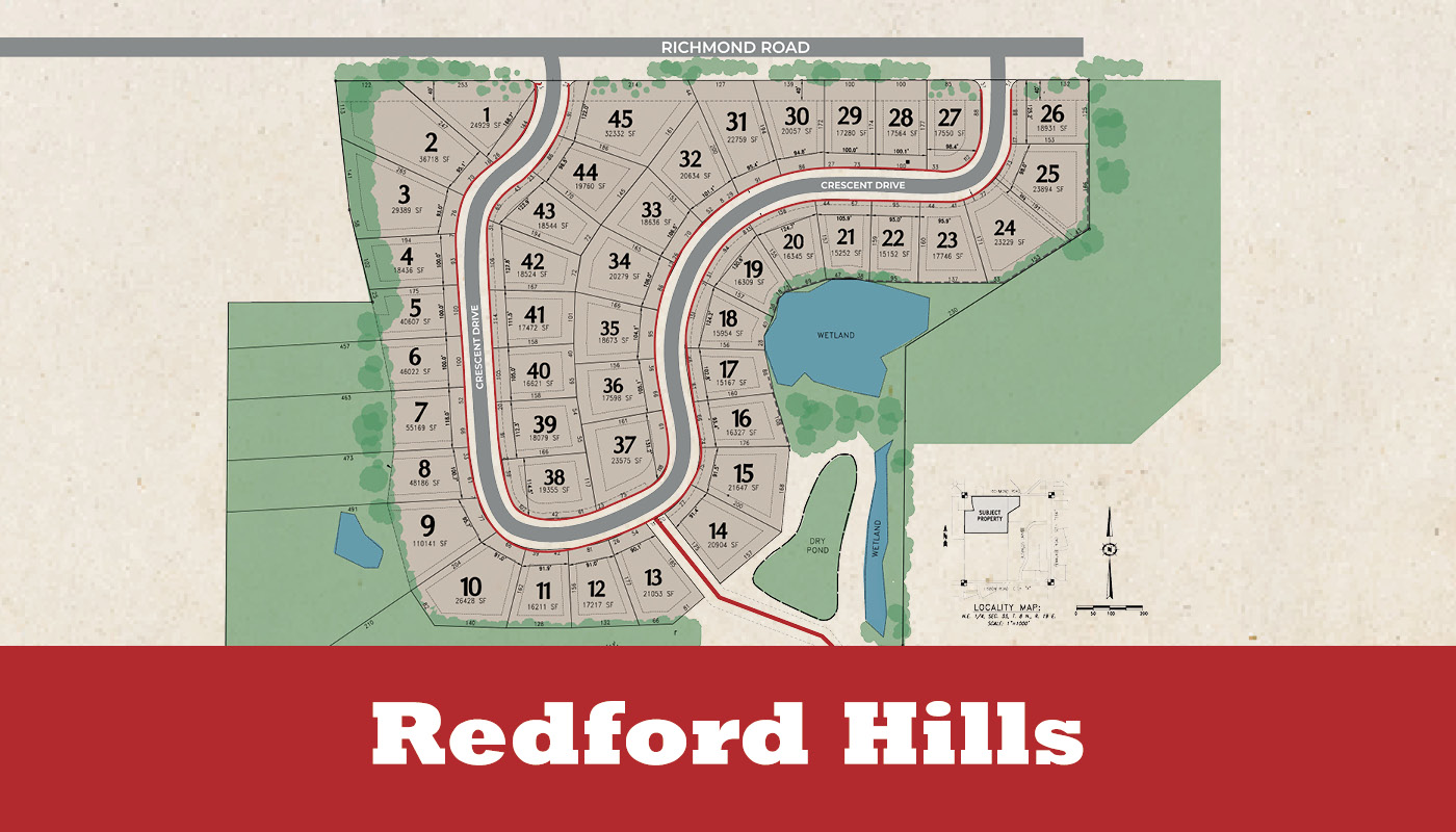 redford hills map