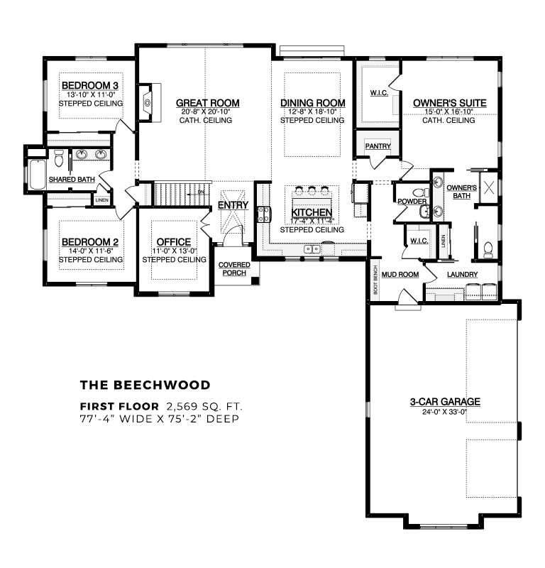 Beechwood - First Floor - Base Floor Plan 2023
