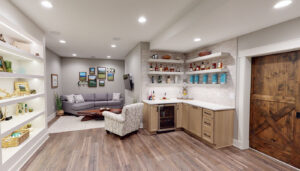 Hartland-Lower-Level-Remodel Bar + Living Area
