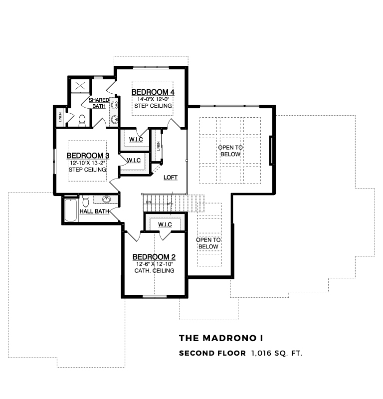 The Madrono I Second Floor Plan