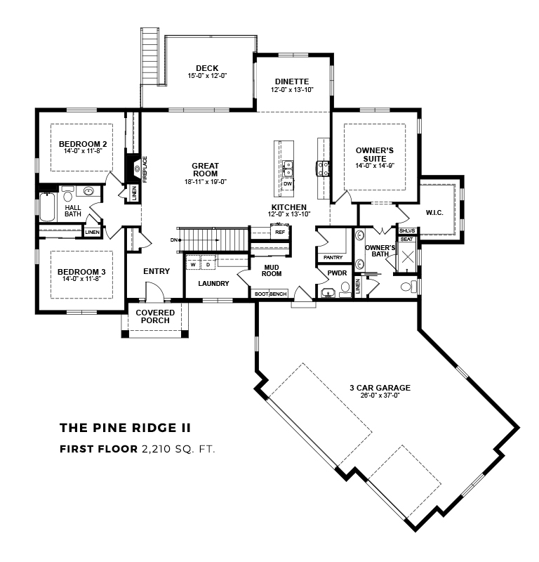 Pine Ridge II At Wrenwood North, First Floor