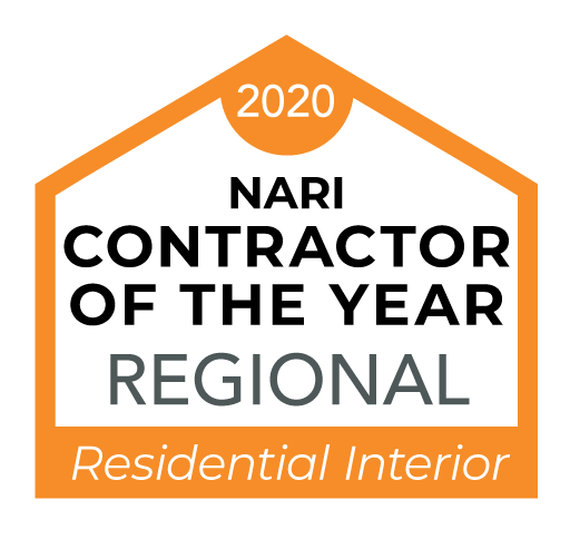 2020 NARI Contractor of the Year regional award for residential interior