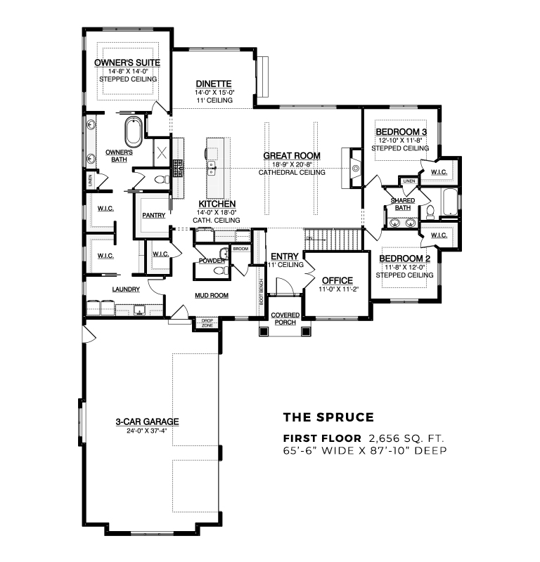 The Spruce at Redford Hills, First Floor