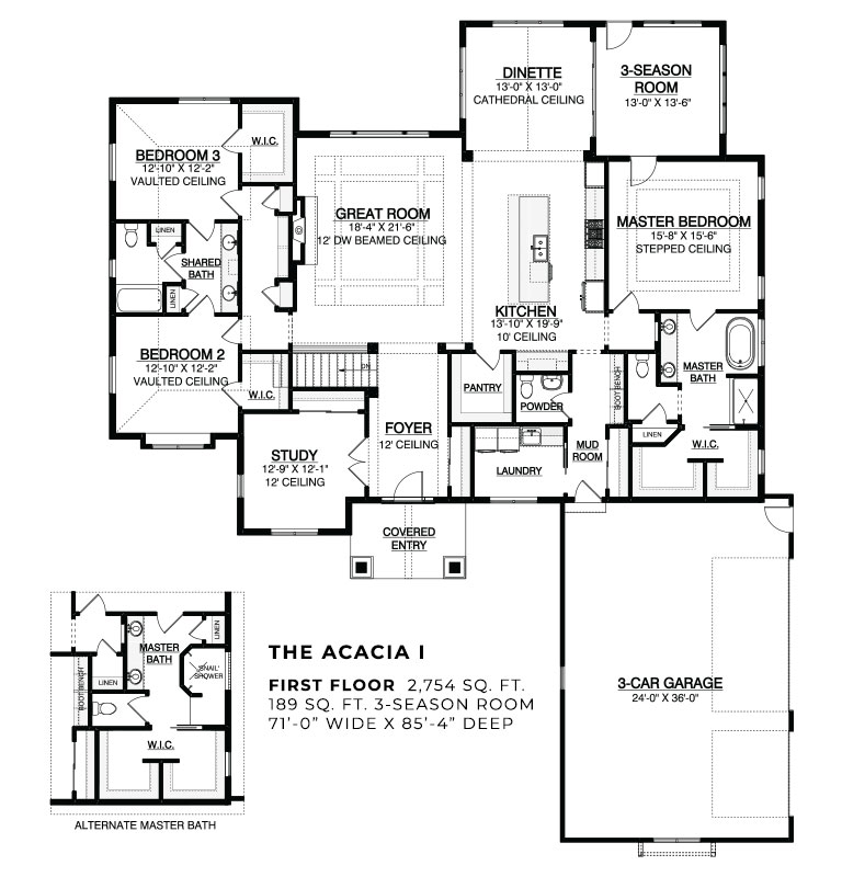 The Acacia I First Floor Plan