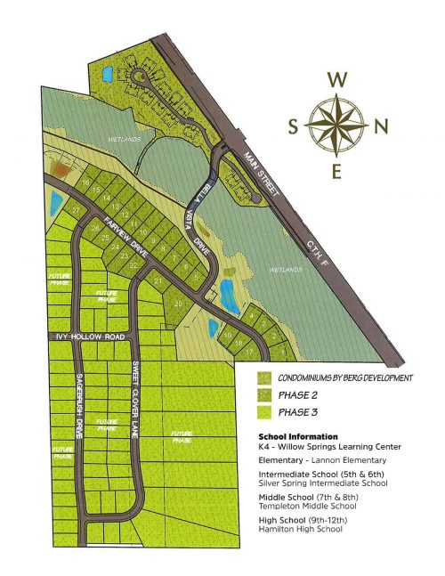 Bella Vista Estates Plat Map