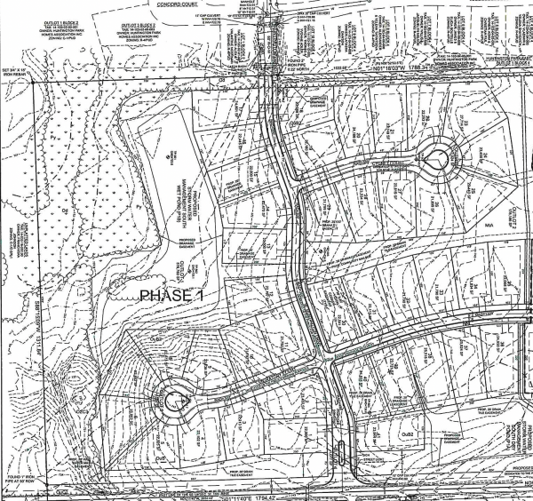 Swan Ridge Farms Subdivision Plat Map