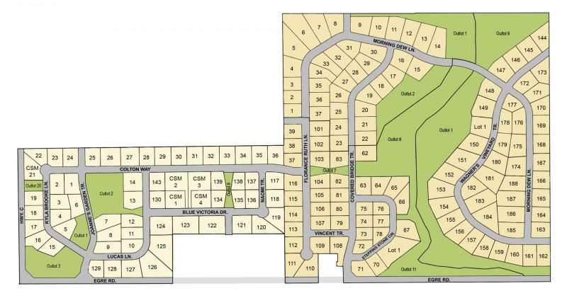 Windsor Gardens Plat Map