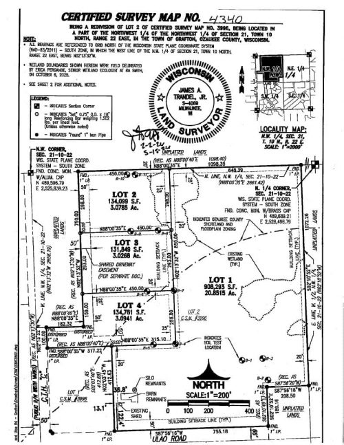 Grafton Lots Map