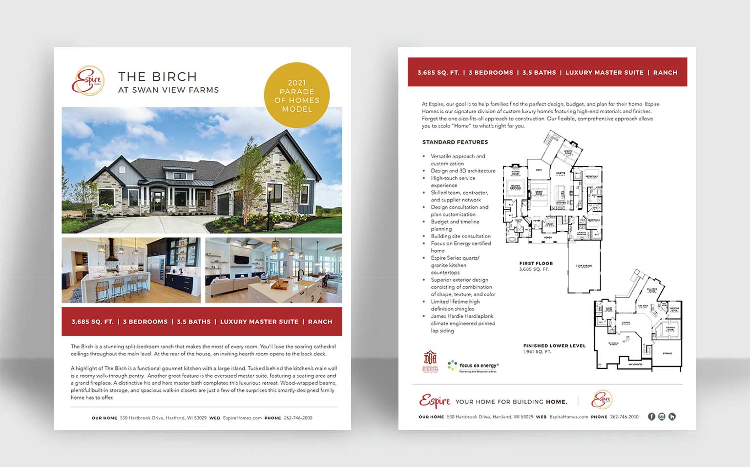 The Birch at Swan View Farms Sell Sheet